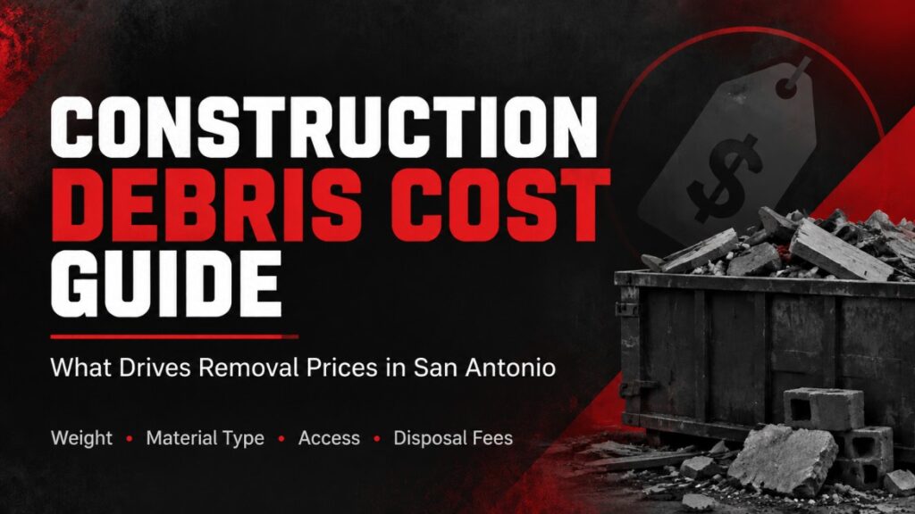 How Much Does Construction Debris Removal Cost in San Antonio?